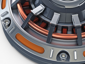 land mine sci fi v 1 Modelo 3D