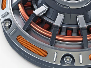 land mine sci fi v 1 3D Model
