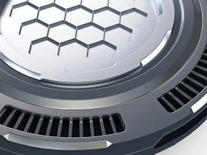 land mine sci fi v 1 3D Model