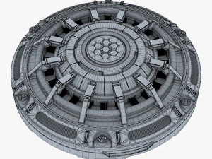 land mine sci fi v 1 3D Model