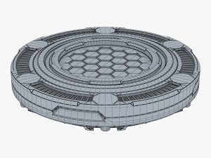 land mine sci fi v 1 Modelo 3D