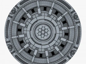 land mine sci fi v 1 3D Model