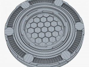 land mine sci fi v 1 Modelo 3D