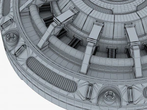 land mine sci fi v 1 3D Model