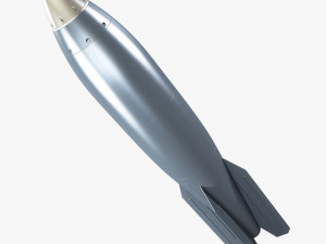 generic rocket v 1 3D Model