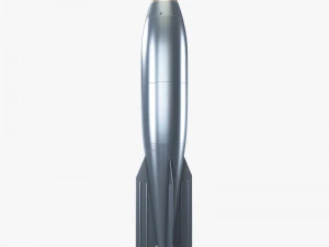 generic rocket v 1 3D Model