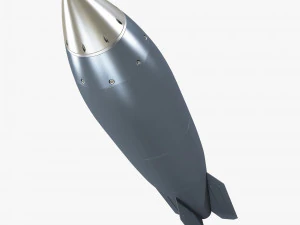 generic rocket v 1 3D Model