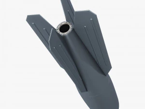 generic rocket v 1 3D Model