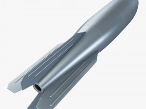 generic rocket v 1 3D Model