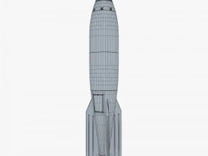 generic rocket v 1 3D Model