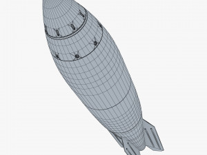 generic rocket v 1 3D 모델