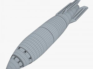 generic rocket v 1 3D Model