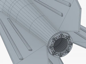 generic rocket v 1 3D Model