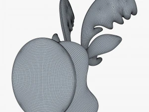 fabric moose head trophy 3D Model