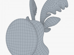 fabric moose head trophy 3D 모델