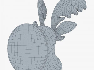 fabric moose head trophy 3D Model