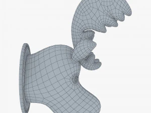 fabric moose head trophy 3D Model