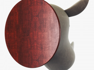 fabric rhinoceros head trophy 3D Model