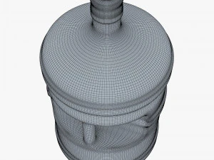 water bottle container v 1 3D Model