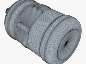 water bottle container v 1 3D Model