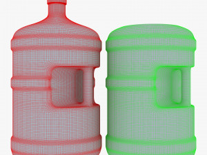 water bottle container v 1 3D Модель