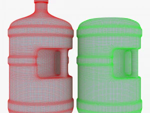 water bottle container v 1 3D Model