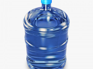 water bottle container v 2 Model 3D