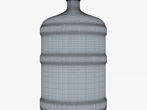 water bottle container v 2 Model 3D
