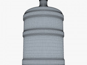 water bottle container v 2 Model 3D