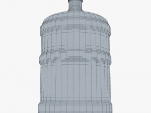 water bottle container v 2 Model 3D