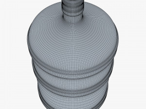 water bottle container v 2 Model 3D