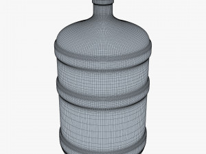 water bottle container v 2 Model 3D