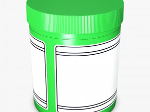 medicine pill bottle v 1 3D Model