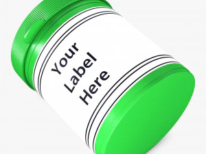 medicine pill bottle v 1 3D Model