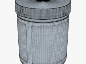 medicine pill bottle v 1 3D Model