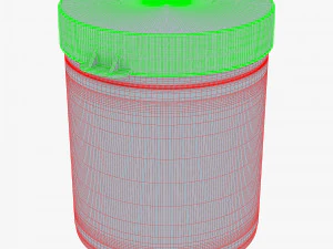 medicine pill bottle v 1 3D Model