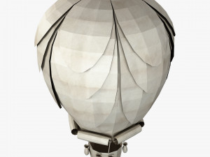 hot air balloon paper v 1 3D Model