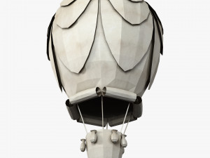 hot air balloon paper v 1 3D Model