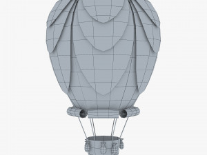 hot air balloon paper v 1 3D Model