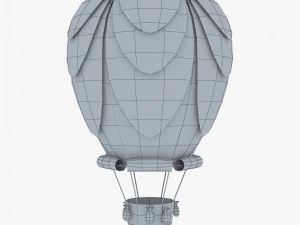 hot air balloon paper v 1 3D Model