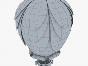 hot air balloon paper v 1 3D Model