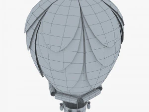 hot air balloon paper v 1 3D Model