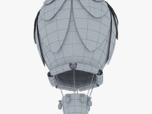hot air balloon paper v 1 3D Model