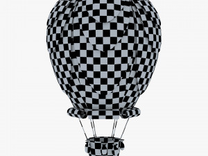 hot air balloon paper v 1 3D Model