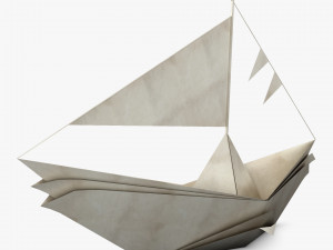 boat paper v 1 3D Model