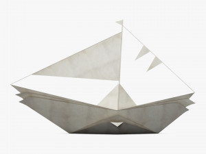 boat paper v 1 3D Model