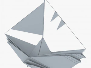 boat paper v 1 3D Model