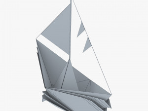 boat paper v 1 3D Model
