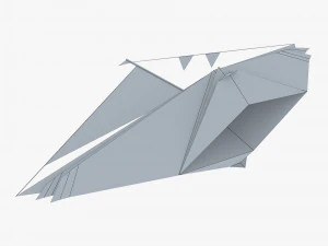 boat paper v 1 3D Model