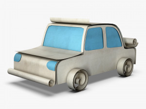 car sedan paper v 1 3D 모델